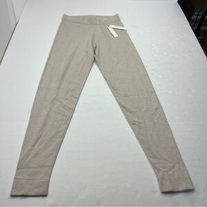 Vince Modal Cotton Wool Knit Pull On Pant Women XS Seamless Legging Cream‎ NEW